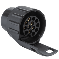 UNITRAILER adapter, vonóhorog-aljzat reduktor 7/13 tűs