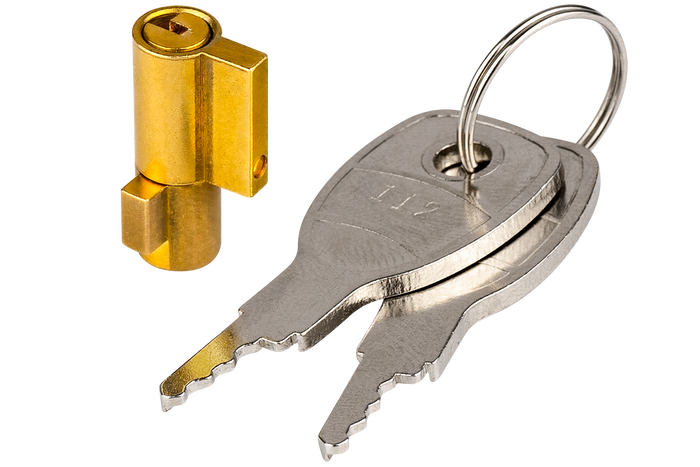 Biztonsági betét az UNITRAILER pótkocsi gömbfejű vonóhorog zárjához