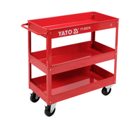 YATO YT-55210 3 szintes műhelykocsi, műhelyszekrény, 130kg, 79,5x79x37cm