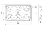HORPOL LWD2154 LED 990lm belső autólámpa