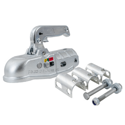 STEELPRESS BC-3000C-00-00+Z2 gömbfejes vonóhorog 3000 kg-os pótkocsihoz, 35-50 mm-es csővonórúddal, öntöttvas