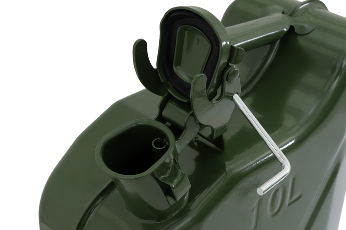 10 literes HERMON fémkaniszter zöld