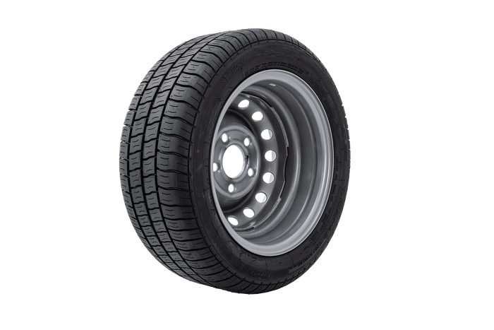 Megerősített utánfutó kerék GUMIABRONCS GT Radial 195/50 R13C 104/101N FELNI KENDA 6Jx13"H2 5x112 ET:30
