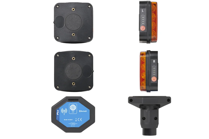ProPlus LED 7 tűs hátsó lámpák 4 funkciós bal + jobb, mágneses, bluetooth-os