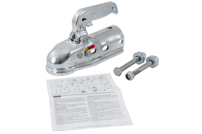 STEELPRESS BC-3000.1D-00-00+Z3 gömbfejű vonóhorog 3000 kg-os pótkocsihoz, 35-50 mm-es csővonórúddal