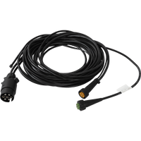 ASPÖCK elektromos szerelés, utánfutó kábelköteg 5 m, 7 tűs csatlakozó, 2x 5 tűs bajonettzár