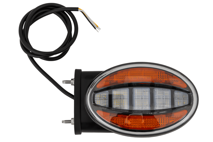 FRISTOM FT-356 LED univerzális első lámpa oldalsó rögzítőkonzollal