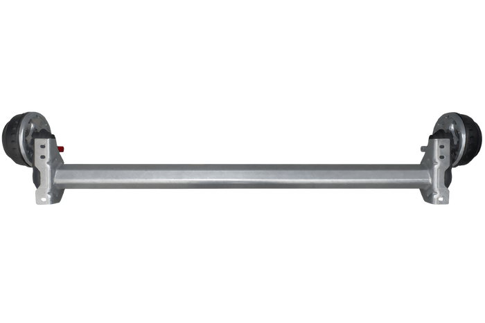 AL-KO COMPACT fékező tengely pótkocsihoz/szállítóhoz 1350kg 1510mm 1880mm 5x112