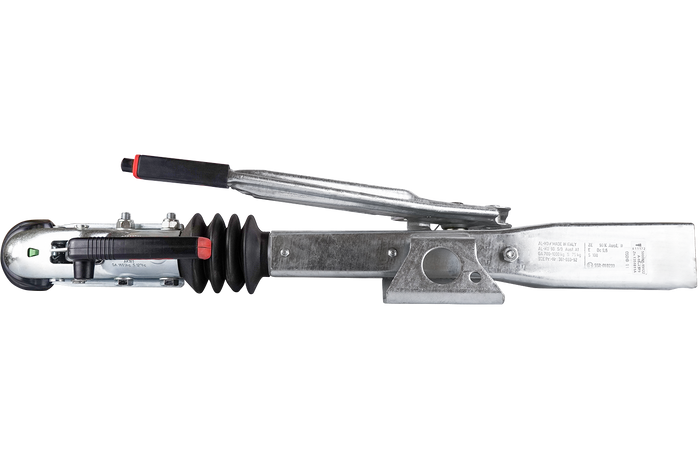 AL-KO 90S/3 ráfutószerkezet AK161 vonóhoroggal 1000 kg-os pótkocsihoz, négyszögletes vonórúddal