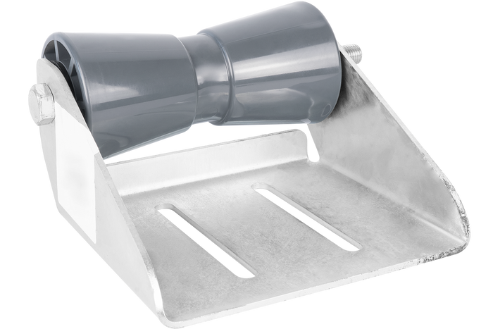 UNITRAILER alsó gerincű hajótest orrgörgő hajóutánfutóhoz való rögzítéssel