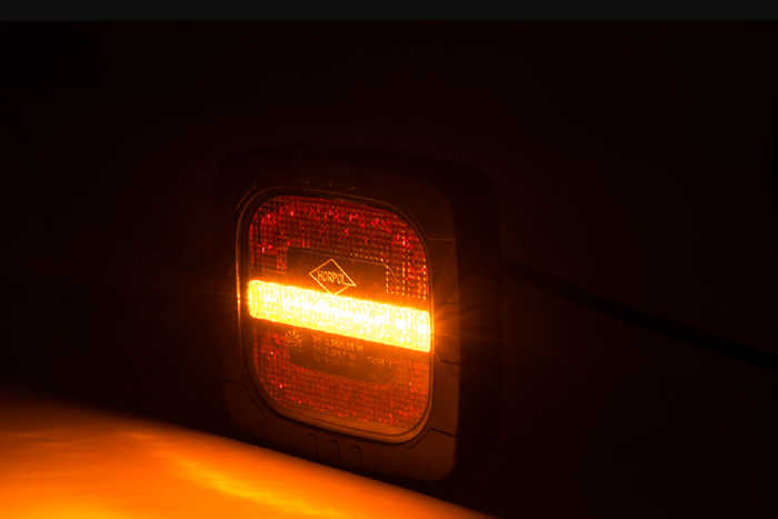 HORPOL ROCA LZD 2803 LED hátsó lámpa 3 funkciós univerzális tartóval