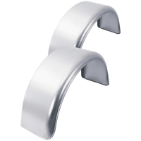 Két darabos sárvédő készlet 15-16"-os DE HAAN HR 2480 utánfutóhoz, 800/240 mm-es kerékívekkel