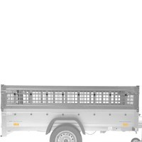 Hálós oldalak az UNITRAILER GARDEN TRAILER 230 KIPP pótkocsihoz